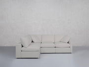 4-Seat Modular Open Corner Sectional (Thin Arms)