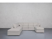 7-Seat Modular Chaise Corner Lounger Sectional (Thin Arms)