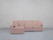 4-Seat Modular Open Corner Sectional (Thin Arms)