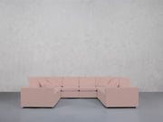 8-Seat Modular U-Sectional (Thin Arms)