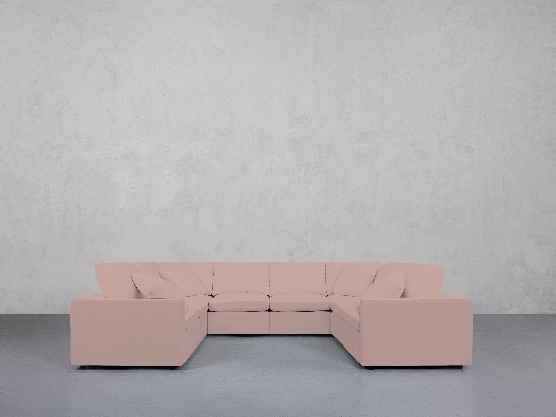 8-Seat Modular U-Sectional (Thin Arms)