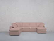 7-Seat Modular Chaise Corner Lounger Sectional (Thin Arms)