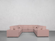8-Seat Modular U-Sectional (Thin Arms)