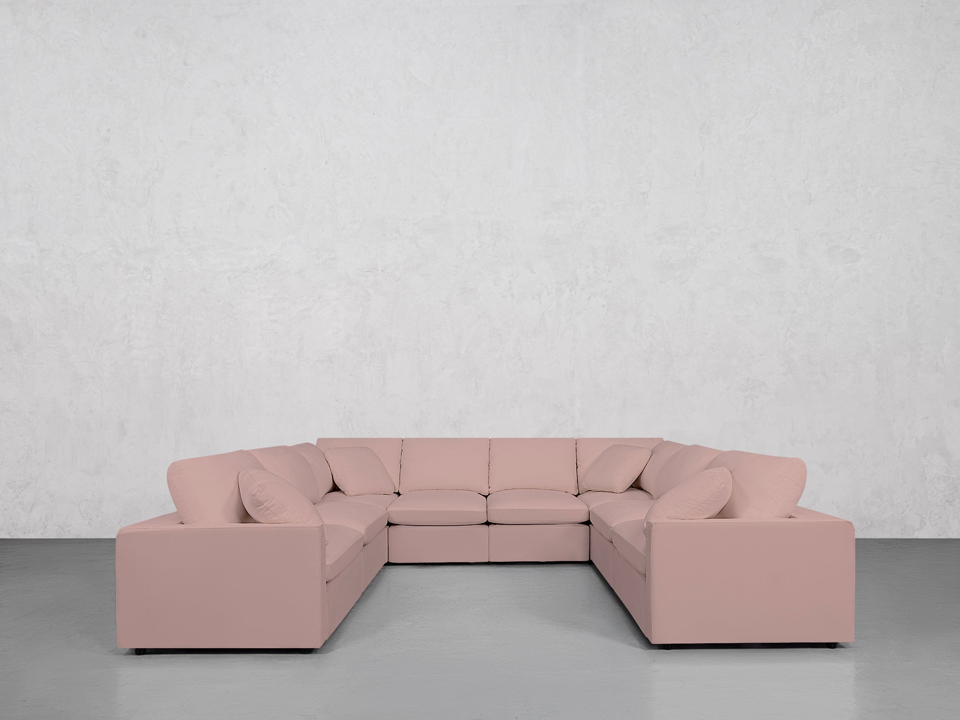 8-Seat Modular U-Sectional (Thin Arms)