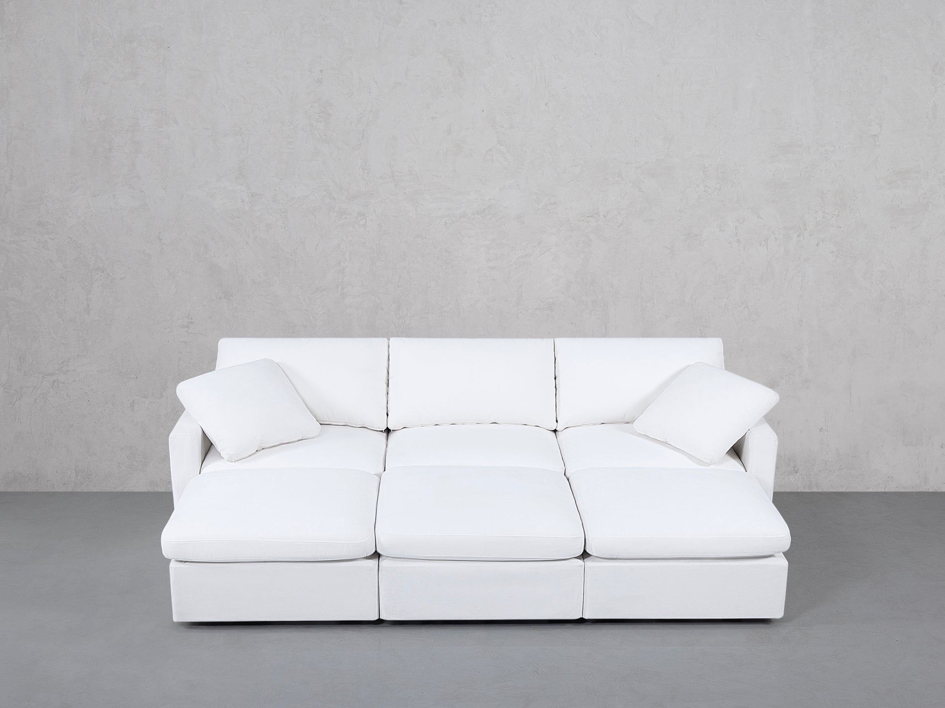 6-Seat Modular Daybed (Thin Arms)