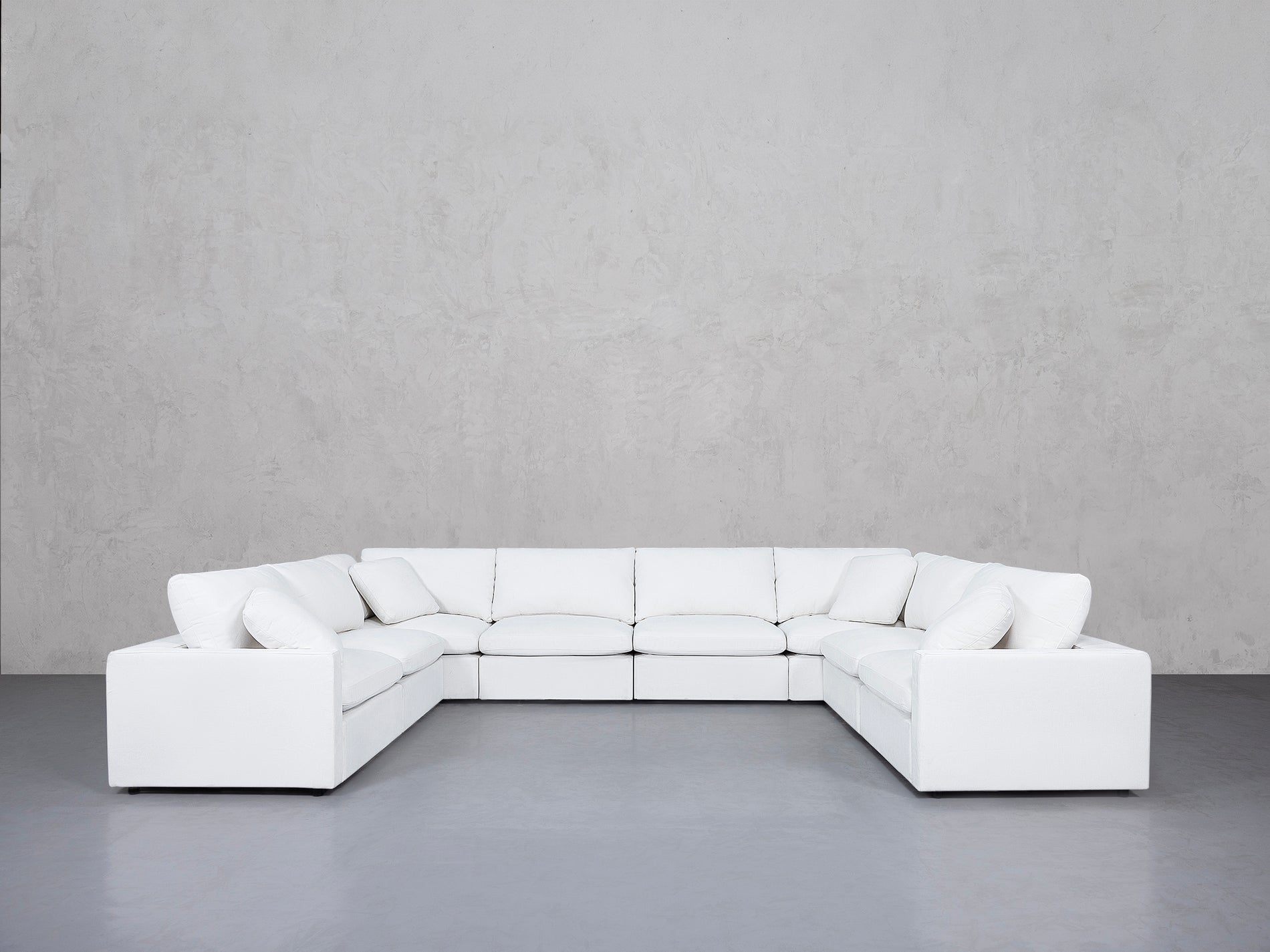 8-Seat Modular U-Sectional (Thin Arms)