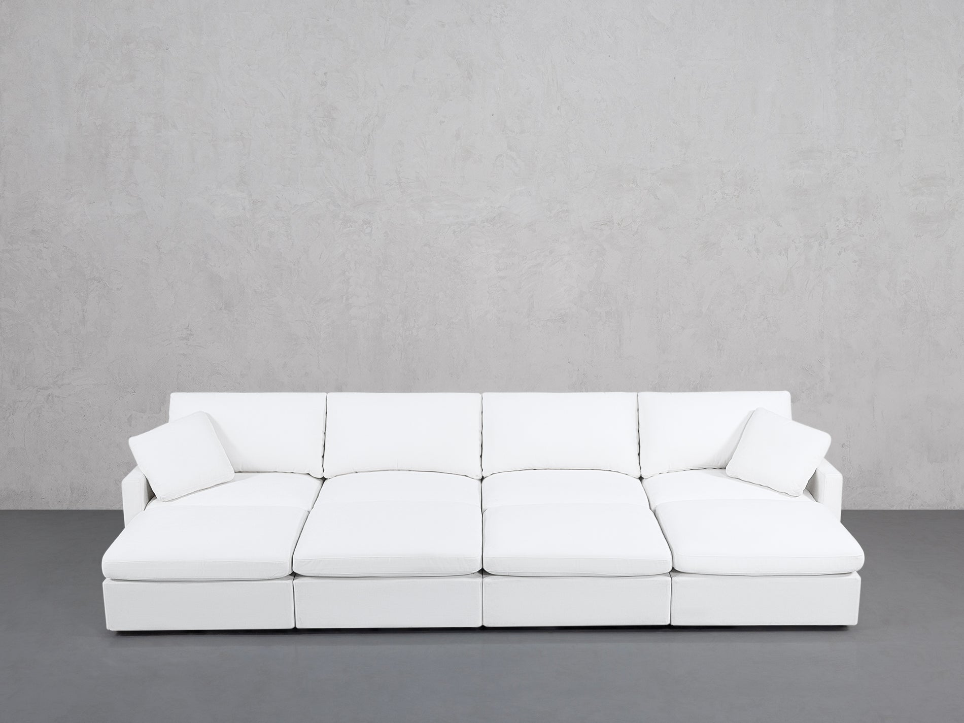 8-Seat Modular Daybed (Thin Arms)