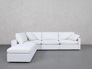 5-Seat Modular Corner Lounger Sectional (Thin Arms)