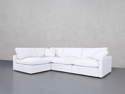 4-Seat Modular Open Corner Sectional (Thin Arms)