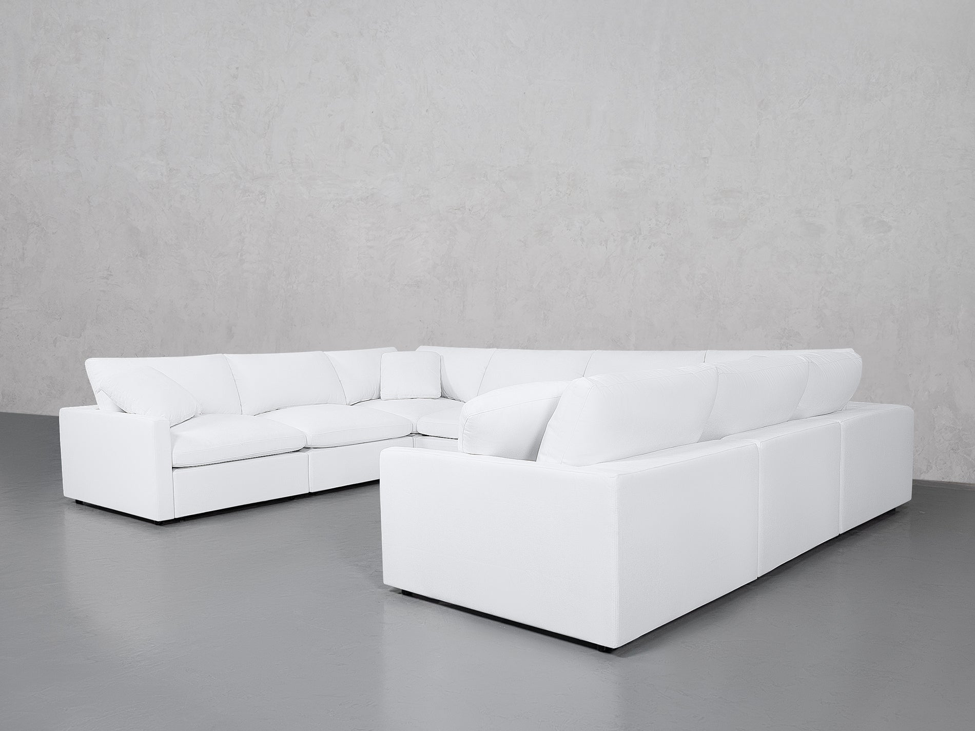 8-Seat Modular U-Sectional (Thin Arms)