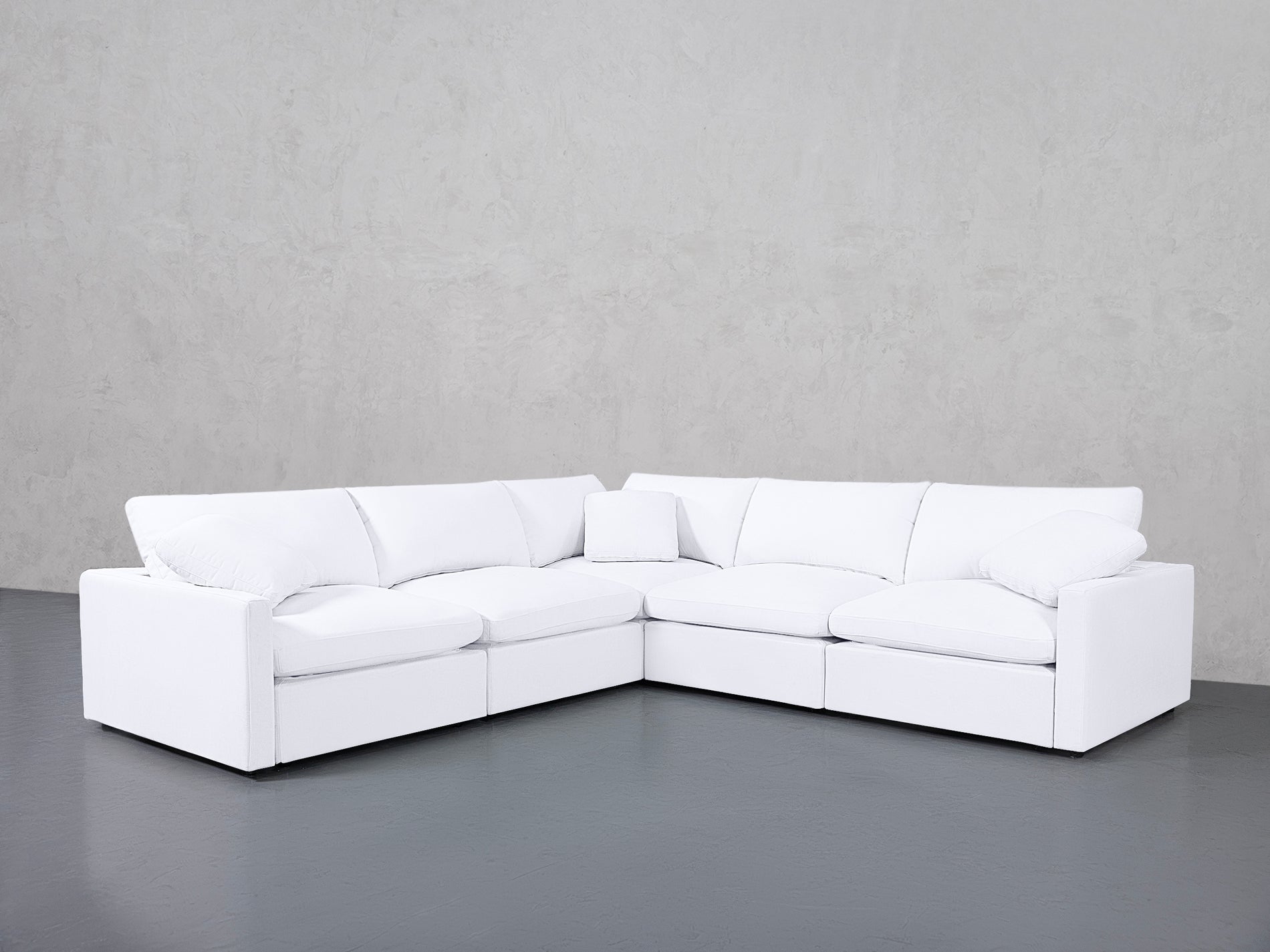 5-Seat Modular Corner Sectional (Thin Arms)