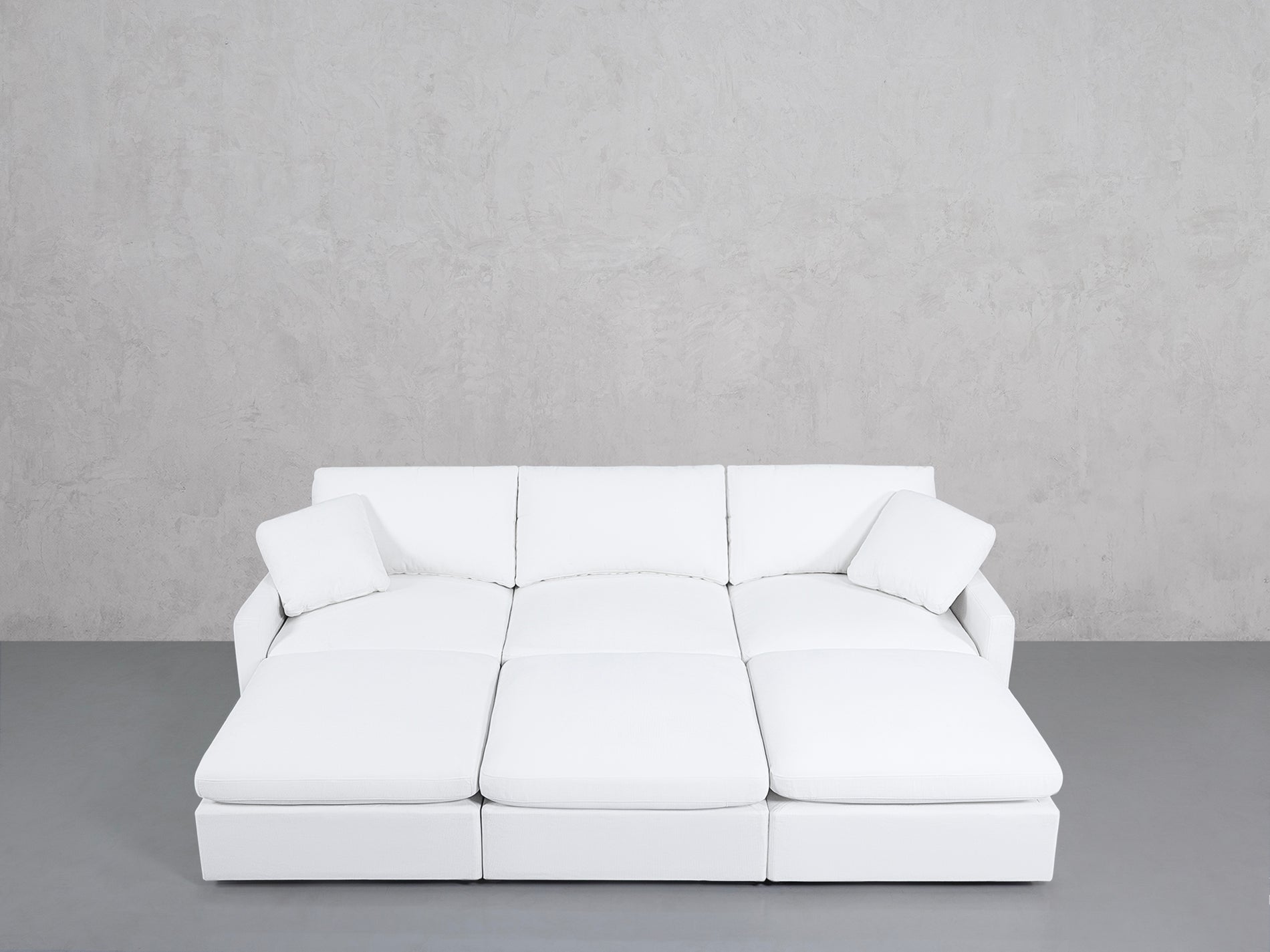 6-Seat Modular Daybed (Thin Arms)