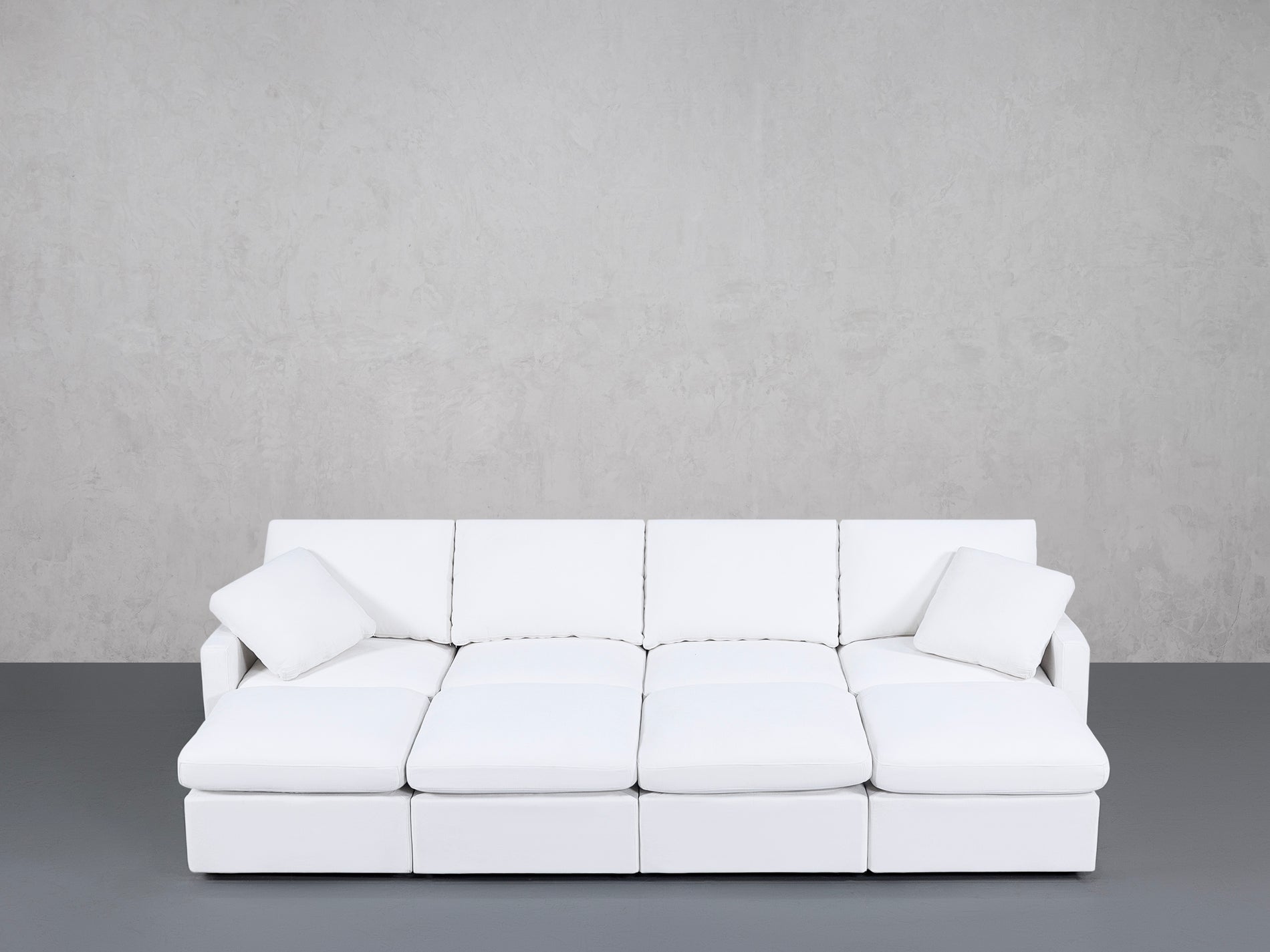 8-Seat Modular Daybed (Thin Arms)