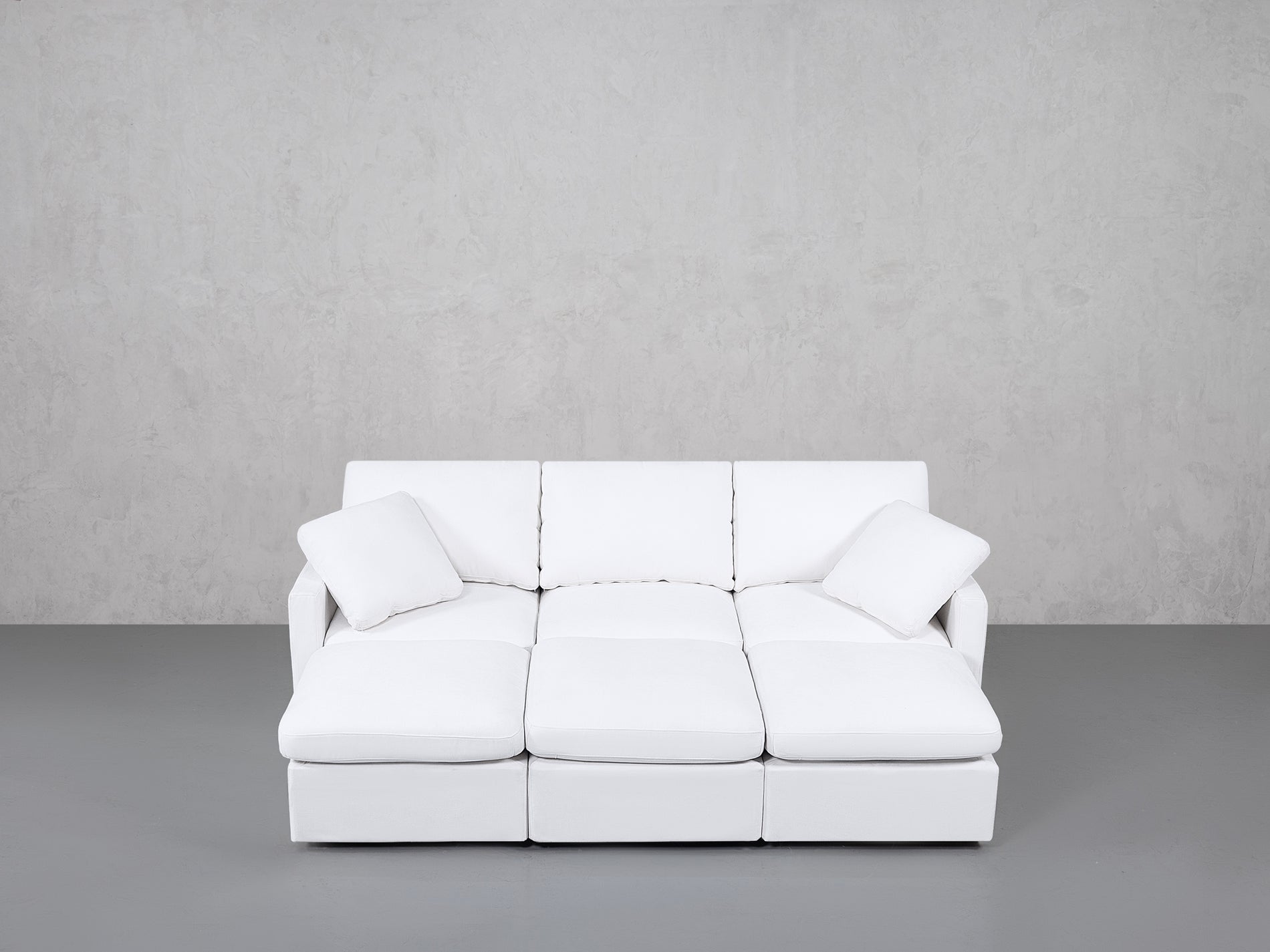 6-Seat Modular Daybed (Thin Arms)