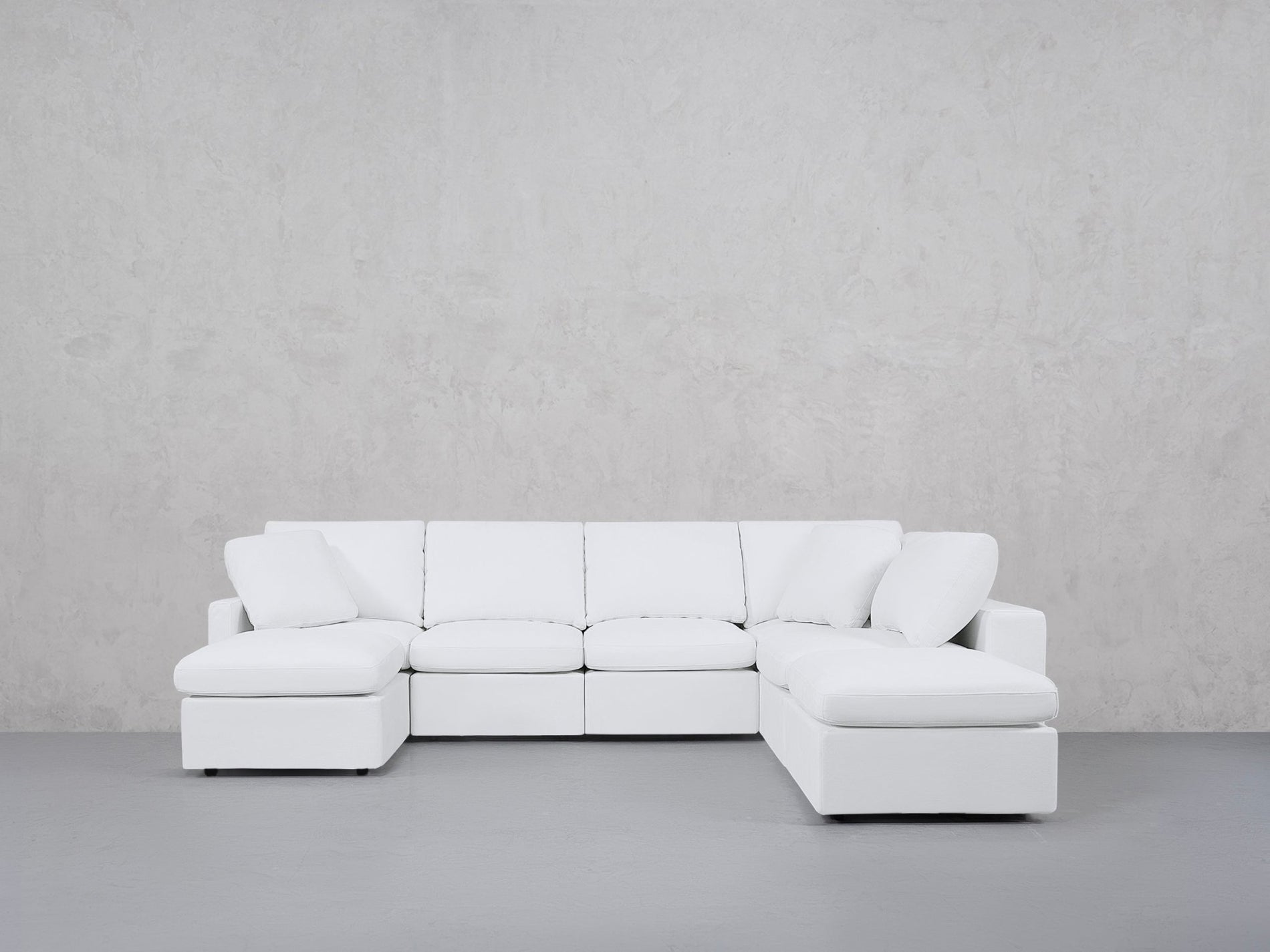 7-Seat Modular Chaise Corner Right Lounger Sectional (Thin Arm)