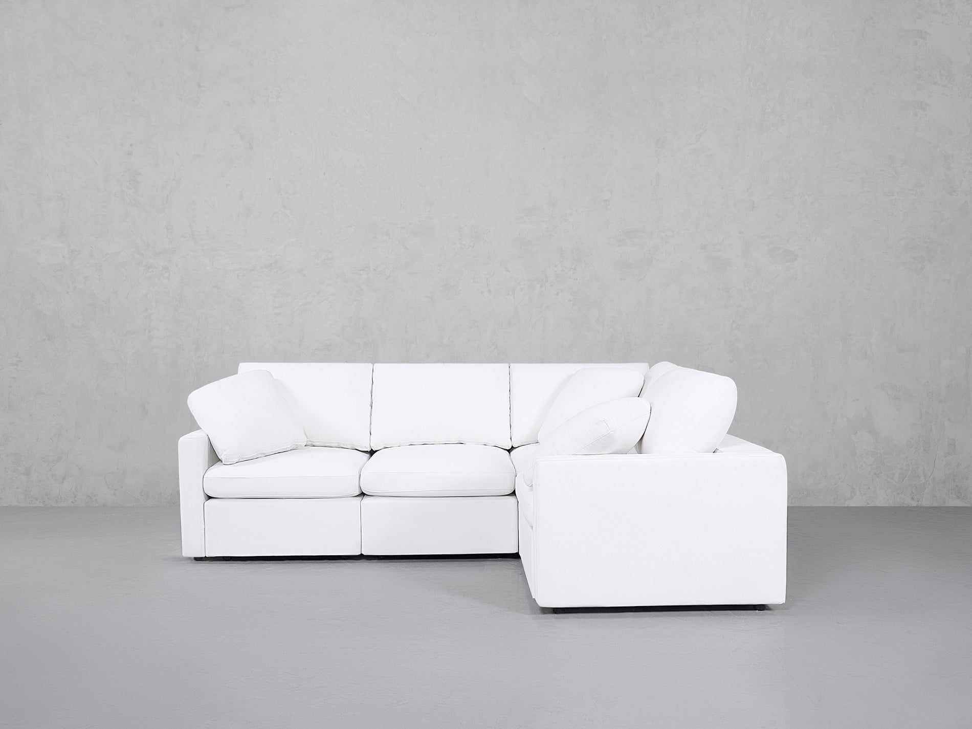 5-Seat Modular Corner Right Sectional (Thin Arms)