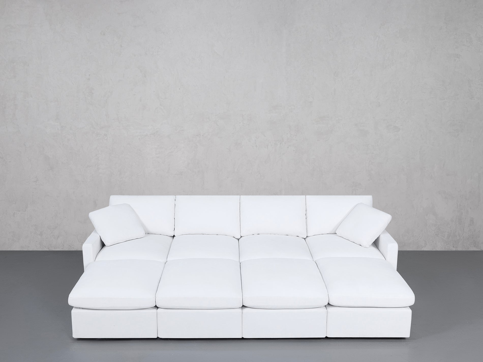 8-Seat Modular Daybed (Thin Arms)