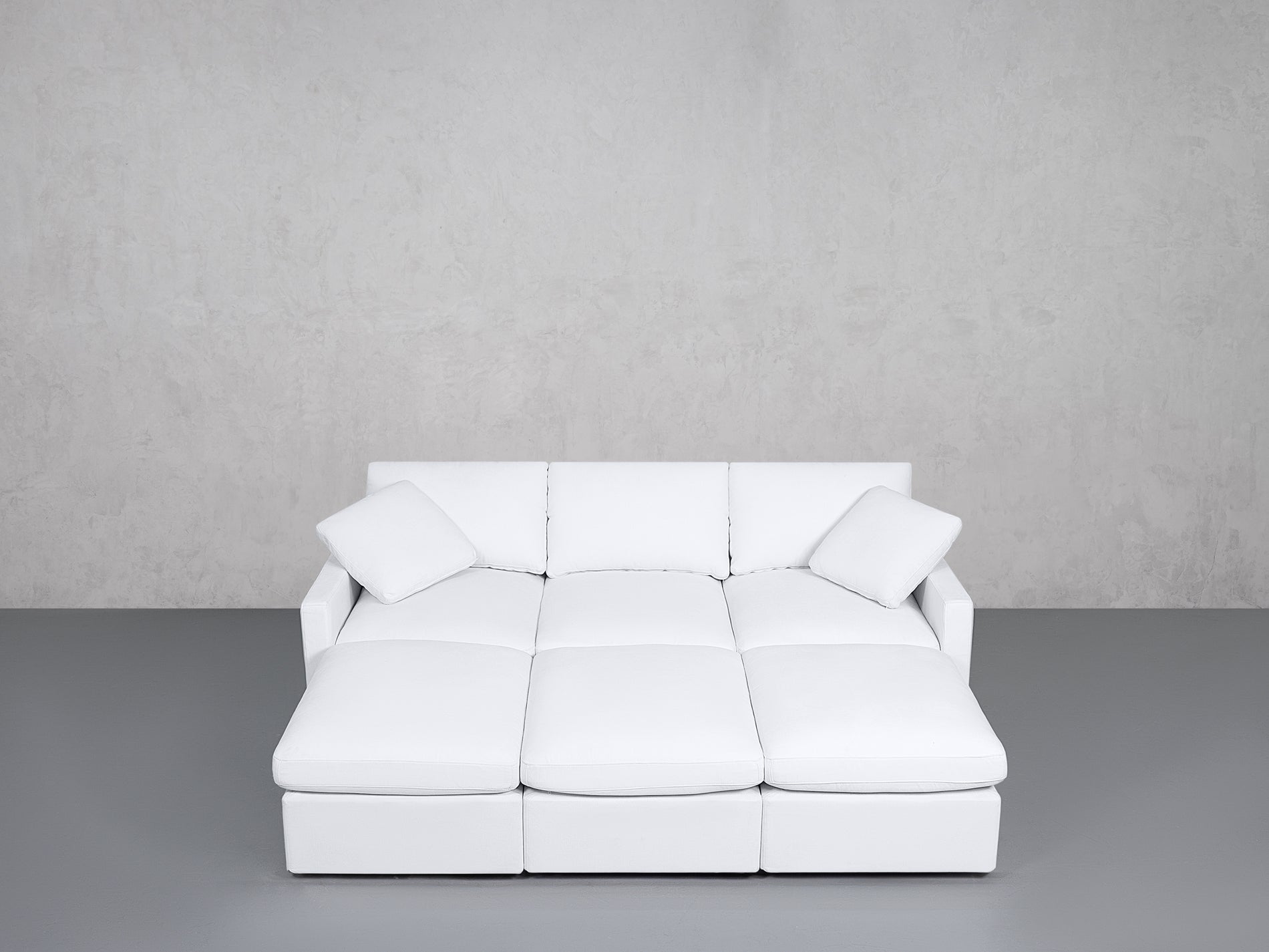 6-Seat Modular Daybed (Thin Arms)