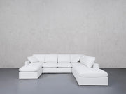 7-Seat Modular Chaise Corner Right Lounger Sectional (Thin Arm)