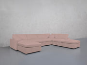 7-Seat Modular Chaise Corner Right Lounger Sectional (Thin Arm)