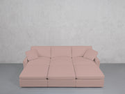 6-Seat Modular Daybed (Thin Arms)