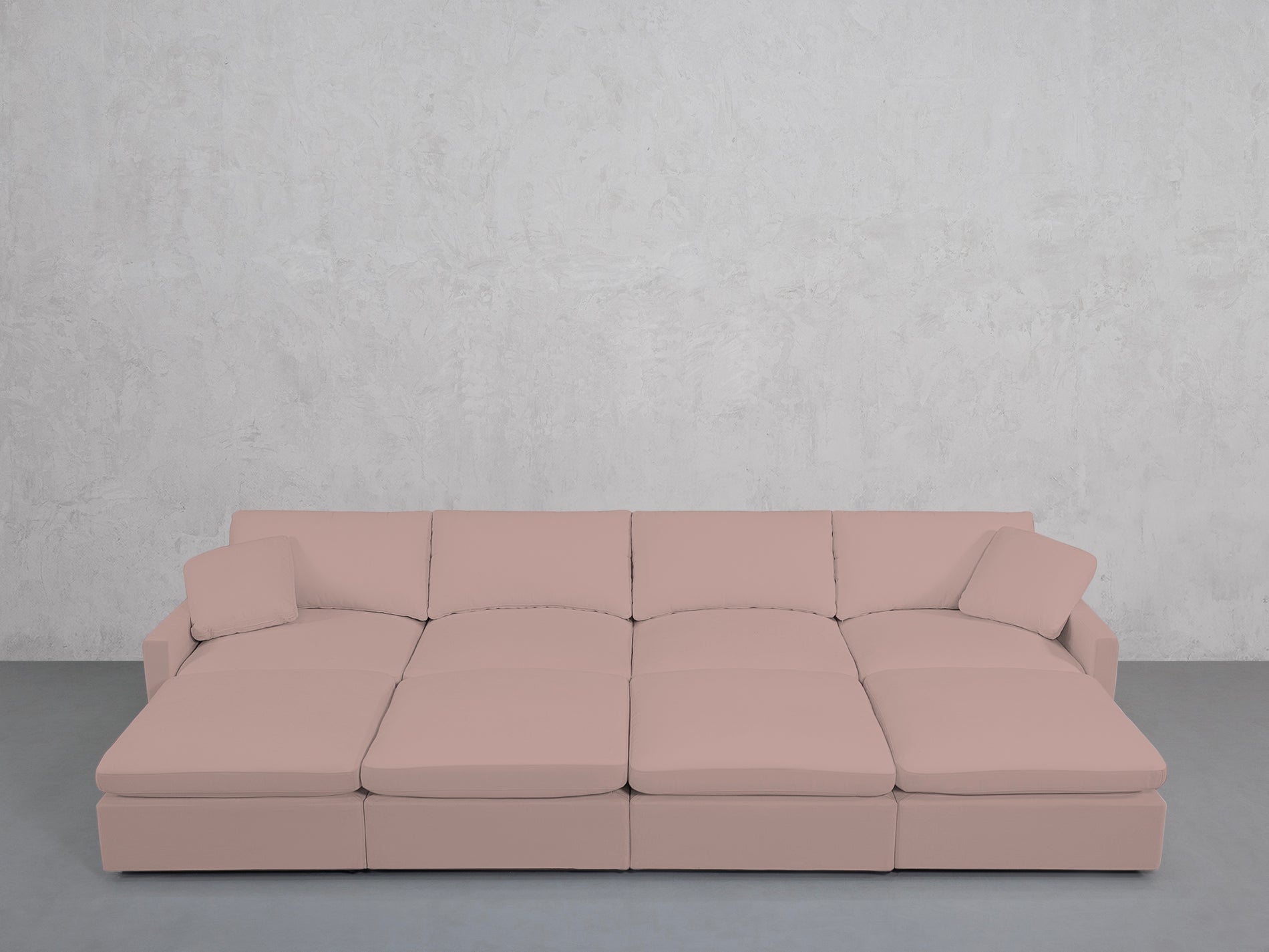 8-Seat Modular Daybed (Thin Arms)