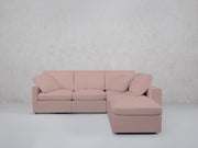 5-Seat Modular Corner Right Lounger Sectional (Thin Arms)