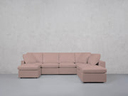 7-Seat Modular Chaise Corner Right Lounger Sectional (Thin Arm)