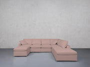 7-Seat Modular Chaise Corner Right Lounger Sectional (Thin Arm)