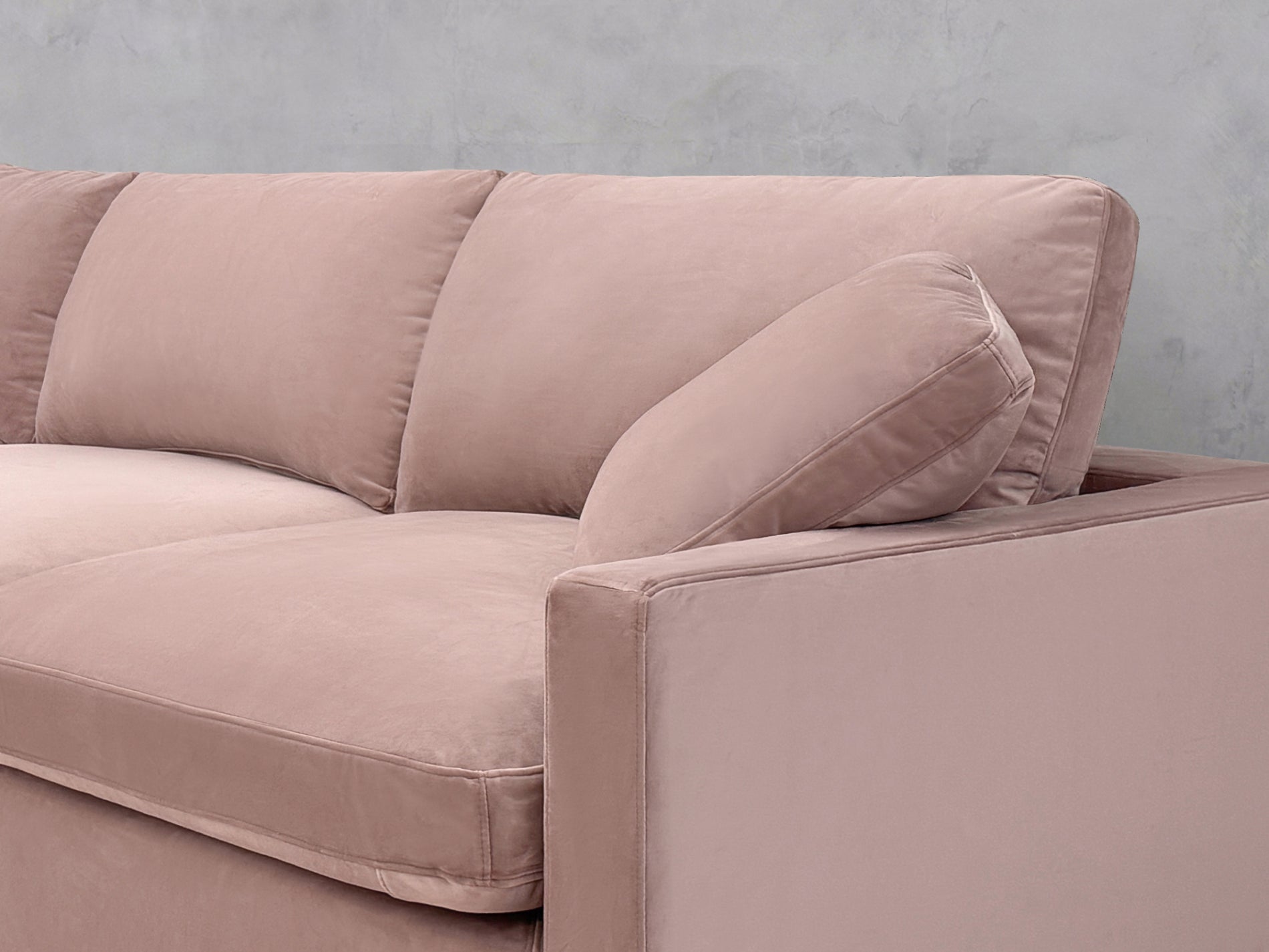 3-Seat Modular Chaise Sectional (Thin Arms)