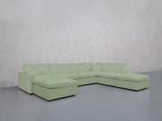 7-Seat Modular Chaise Corner Right Lounger Sectional (Thin Arm)