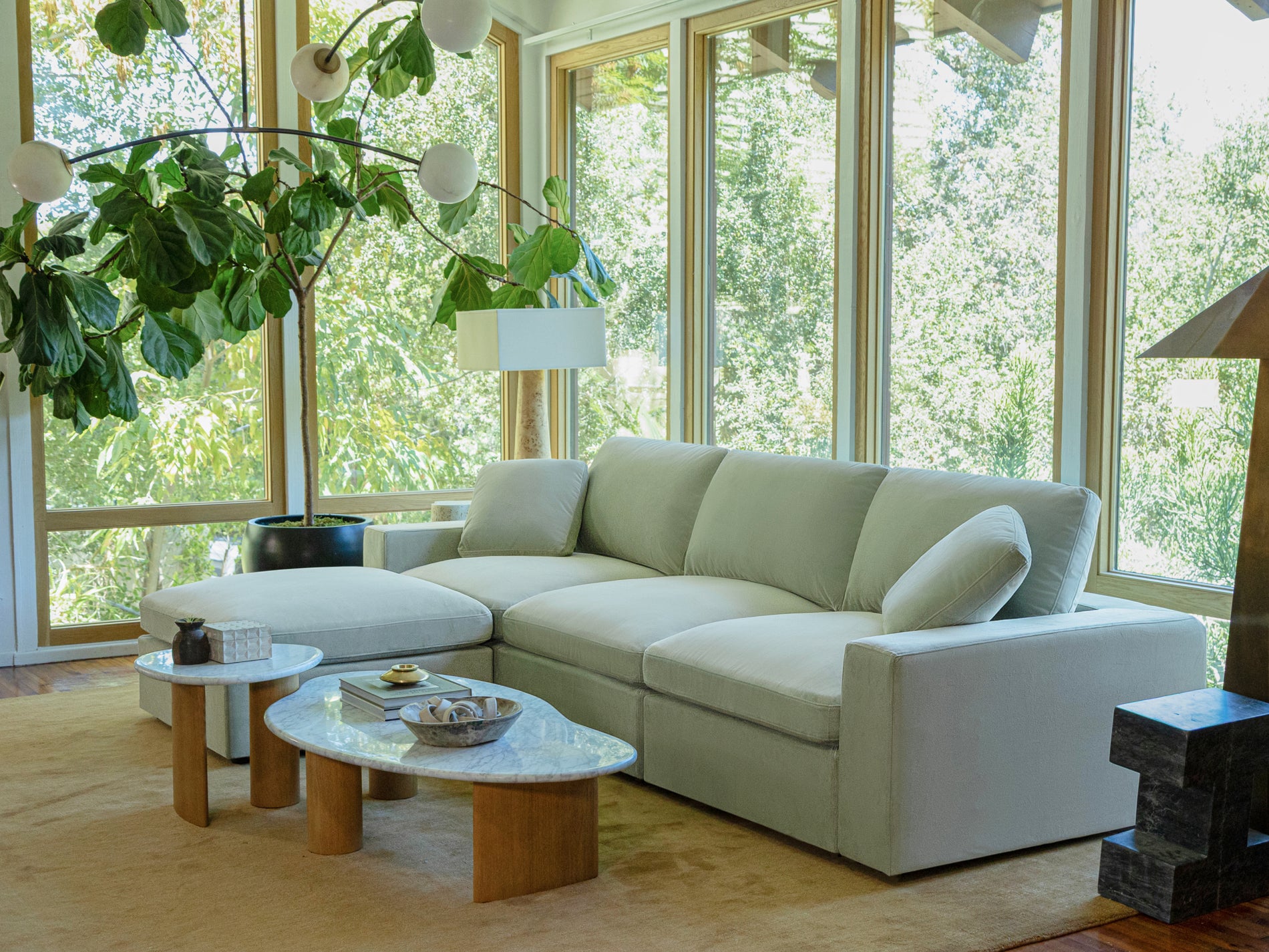 5-Seat Modular Corner Sectional