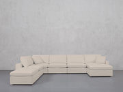 7-Seat Modular Chaise Corner Lounger Sectional (Thin Arms)