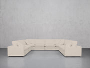 8-Seat Modular U-Sectional (Thin Arms)
