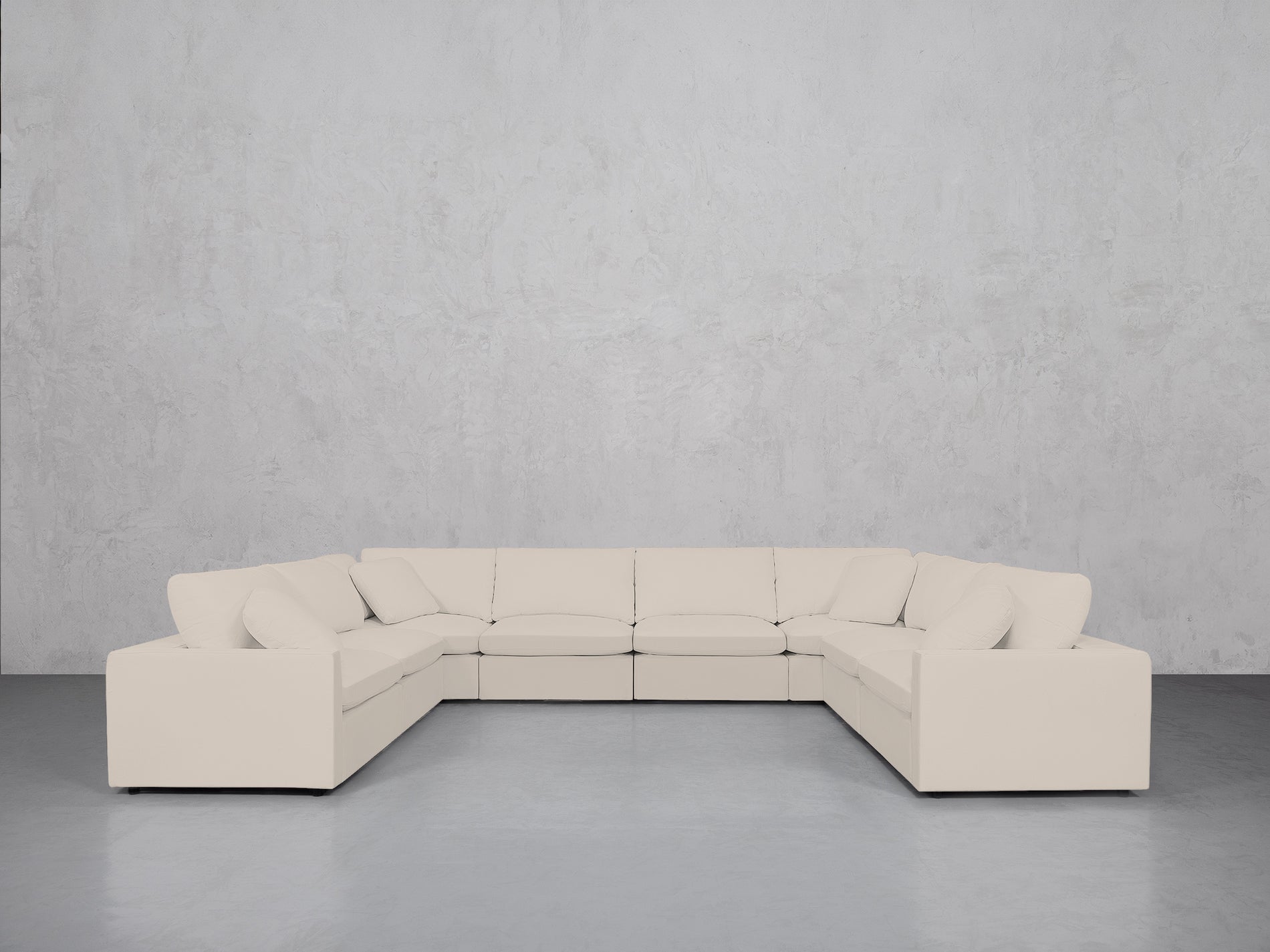 8-Seat Modular U-Sectional (Thin Arms)
