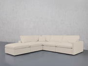 5-Seat Modular Corner Lounger Sectional (Thin Arms)