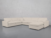 7-Seat Modular Chaise Corner Sectional (Thin Arms)