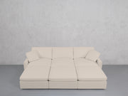 6-Seat Modular Daybed (Thin Arms)