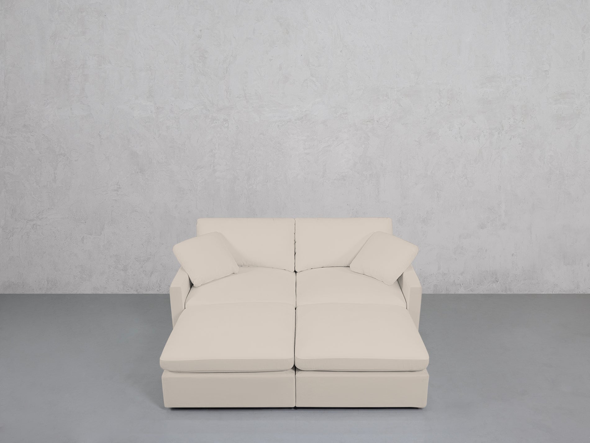 4-Seat Modular Daybed (Thin Arms)