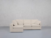 4-Seat Modular Open Corner Sectional (Thin Arms)
