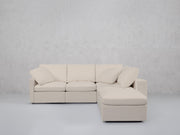 5-Seat Modular Corner Right Lounger Sectional (Thin Arms)