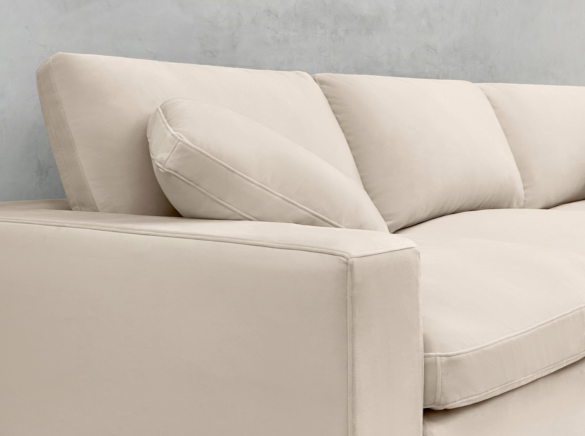 3-Seat Modular Chaise Sectional (Thin Arms)