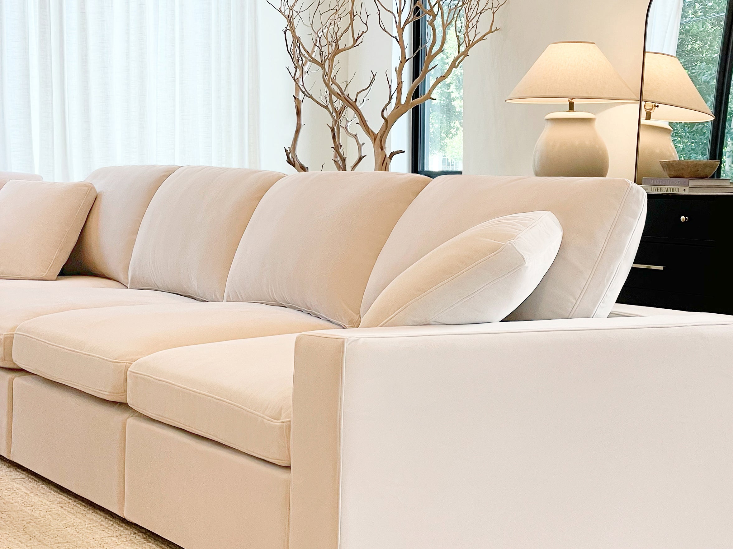 4-Seat Modular Chaise Sectional