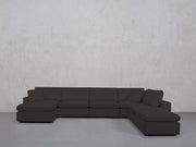 7-Seat Modular Chaise Corner Right Lounger Sectional (Thin Arm)