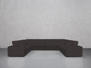 8-Seat Modular U-Sectional (Thin Arms)