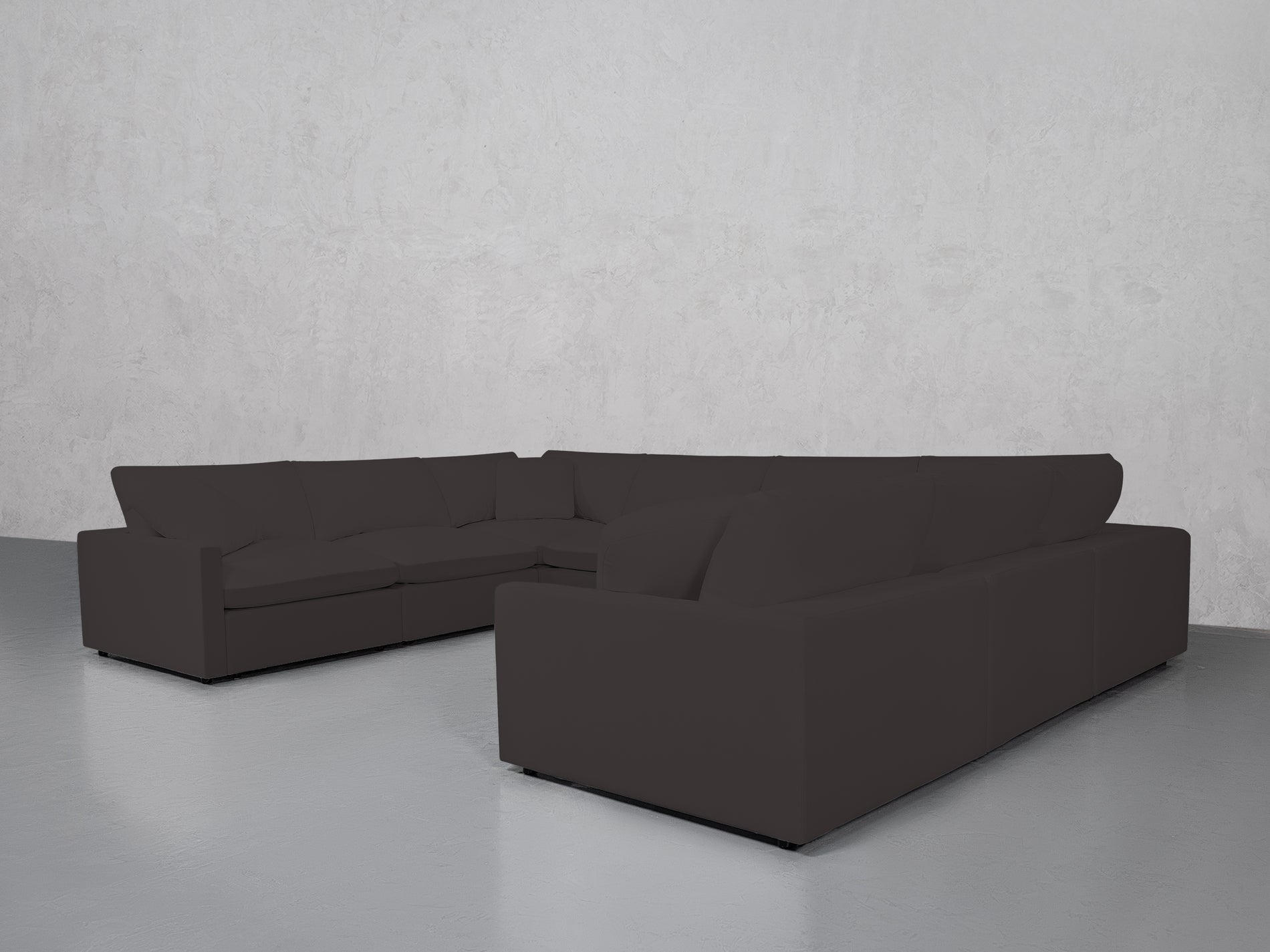 8-Seat Modular U-Sectional (Thin Arms)