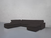 7-Seat Modular Chaise Corner Lounger Sectional (Thin Arms)
