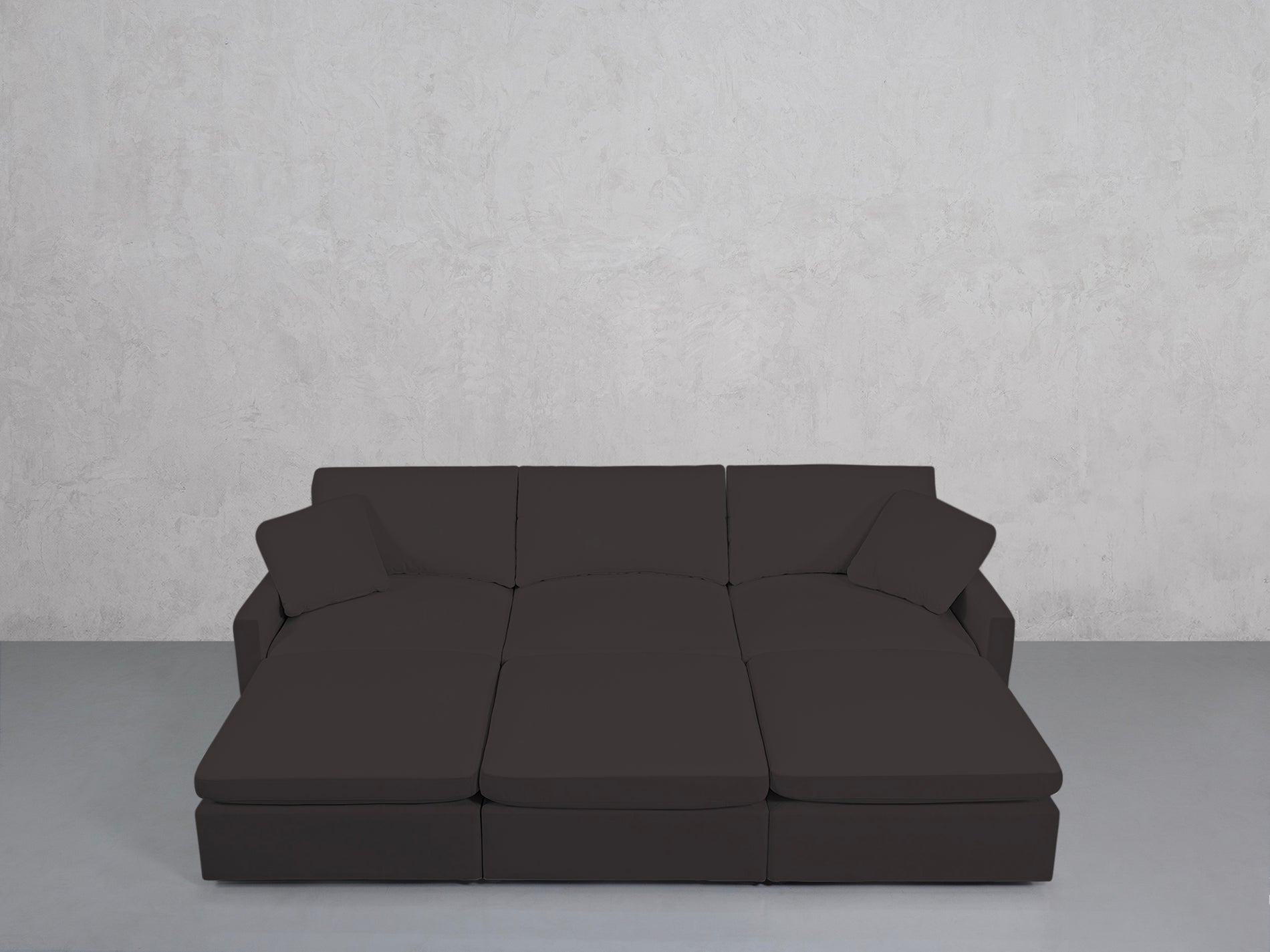 6-Seat Modular Daybed (Thin Arms)