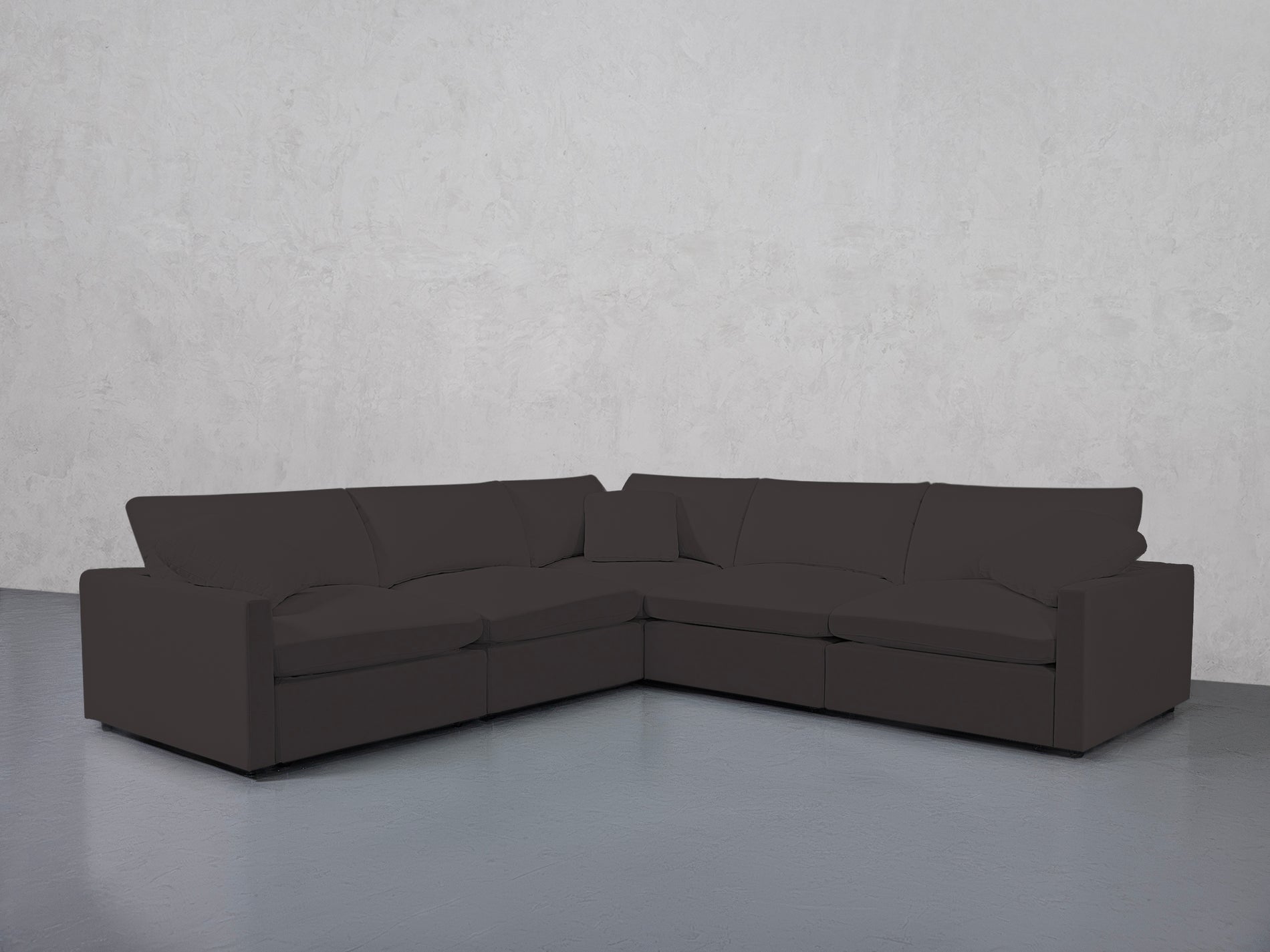 5-Seat Modular Corner Sectional (Thin Arms)