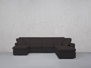 7-Seat Modular Chaise Corner Right Lounger Sectional (Thin Arm)
